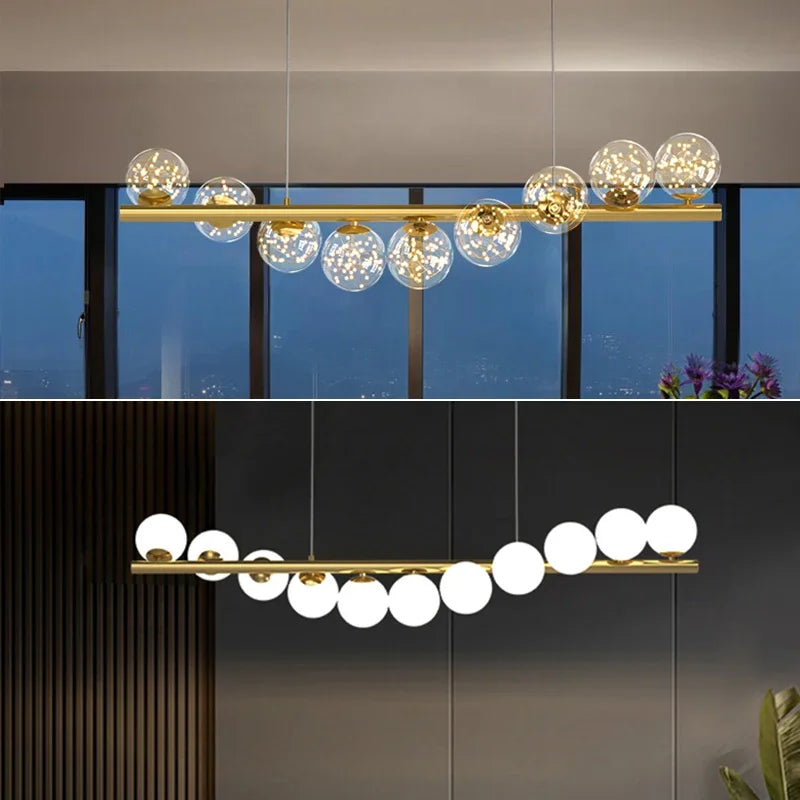 Elegant G9 LED Hanging Light for Dining & Kitchen