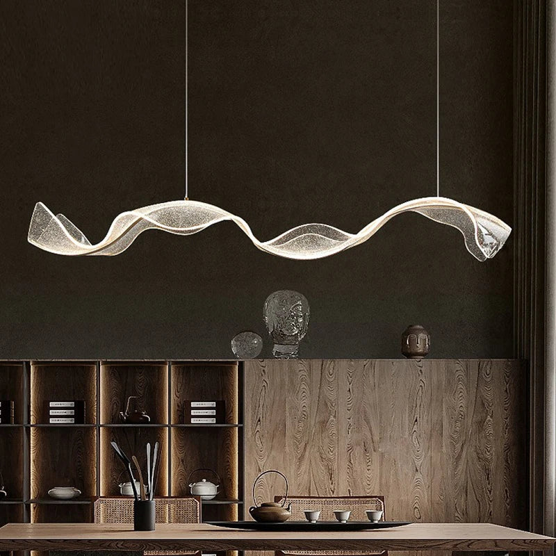 Long Wave LED Pendant Light for Bars, Offices & Living Rooms