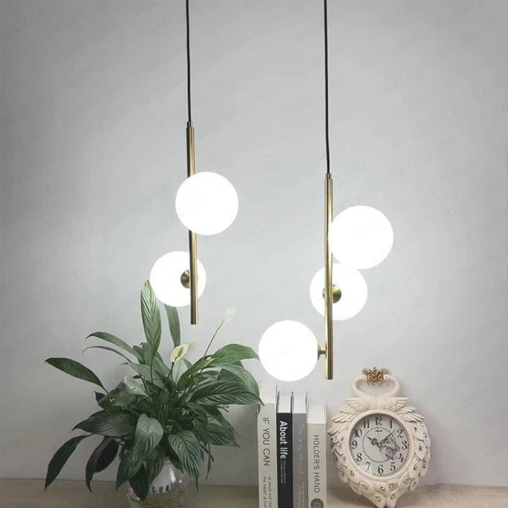 Modern Glass Globe Hanging Lamp for a Chic Look