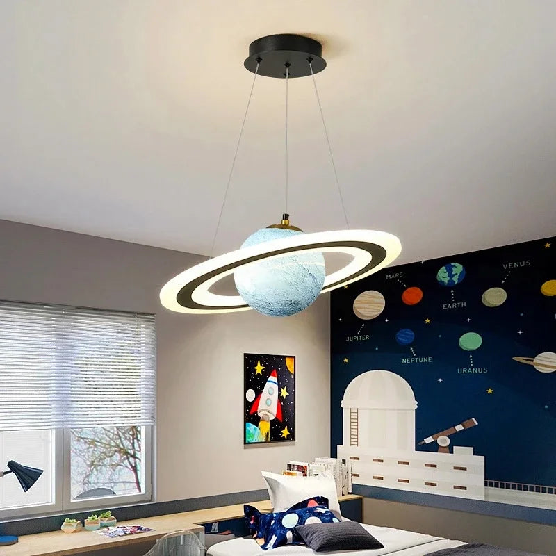 Stylish Planet Chandelier Unique Hanging Light for Any Space
