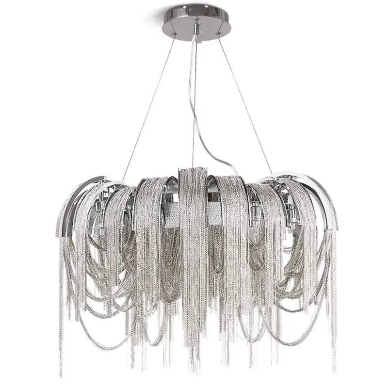 Gold & Silver Tassel Hanging Light For Your Living Room