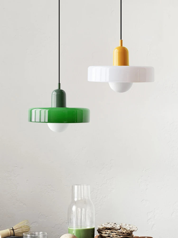 Retro Glass Chandelier for Dining & Kitchen Spaces