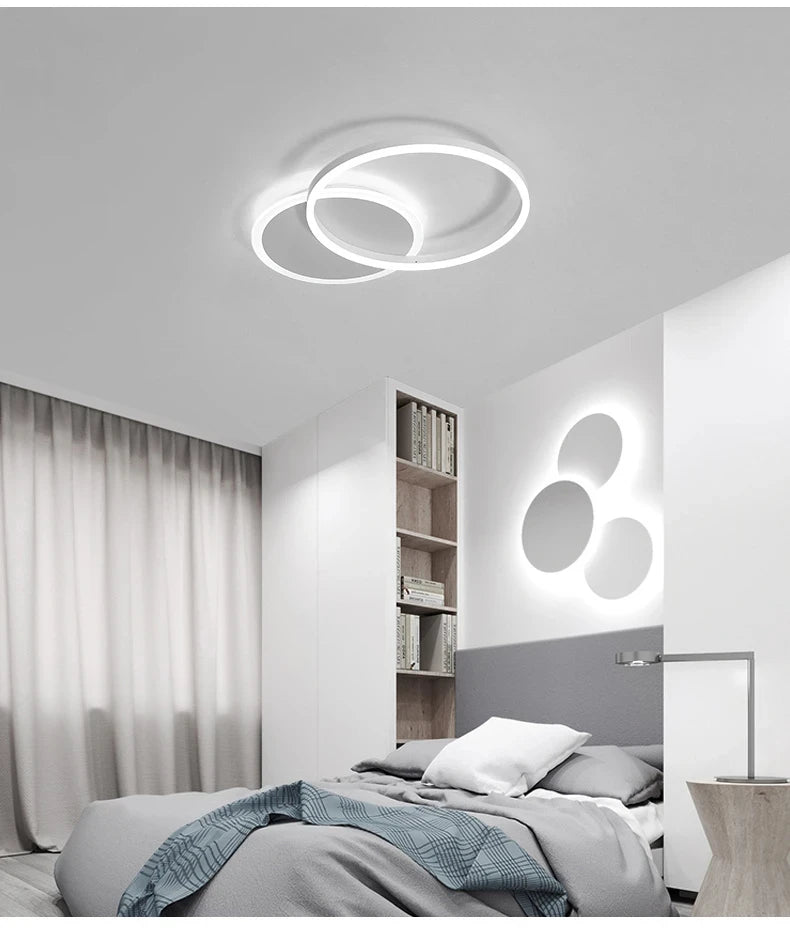 Geometric Sleek & Adjustable LED Chandelier for Stylish Homes
