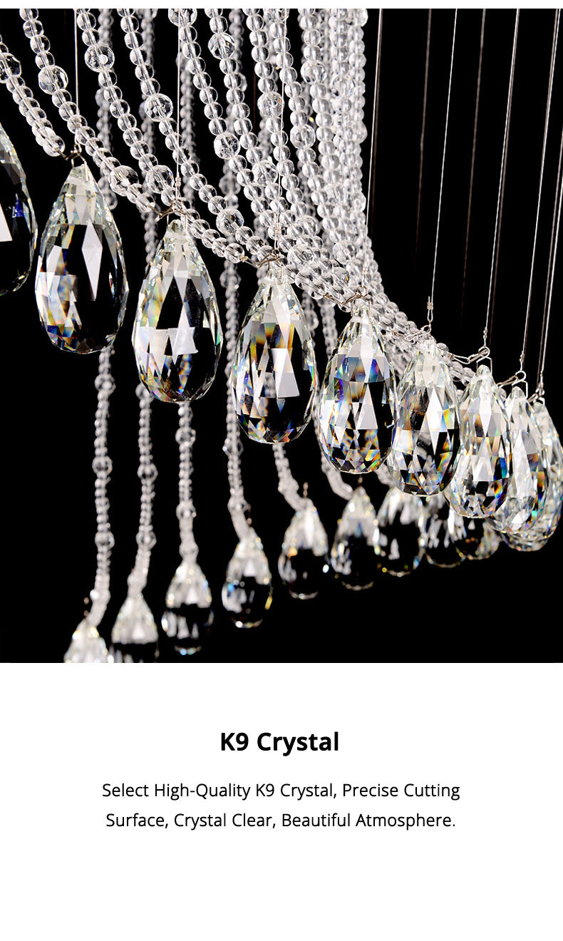 Minimalist Duplex Stair Chandelier with Modern Design