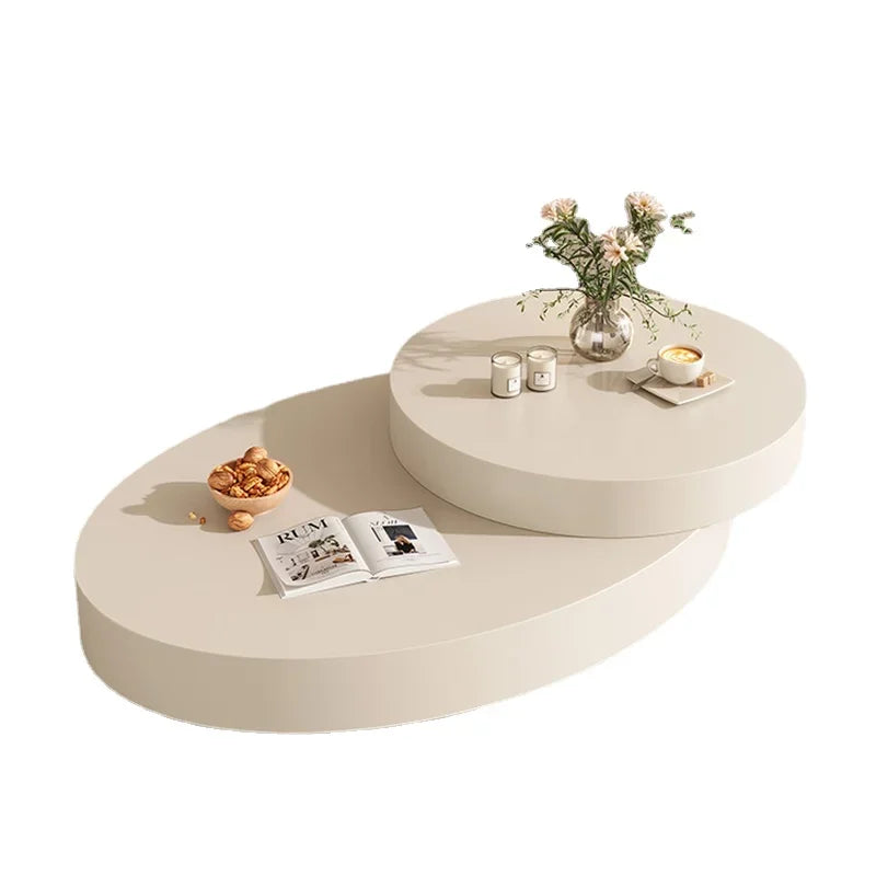 Incredibly Stylish Round Coffee Table Blends Effortlessly into Any Modern Home