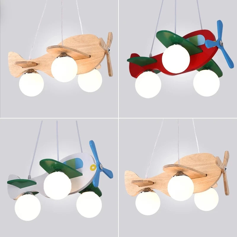 Adorable Aircraft Pendant Lamp Perfect for Boys' Bedrooms & Nurseries