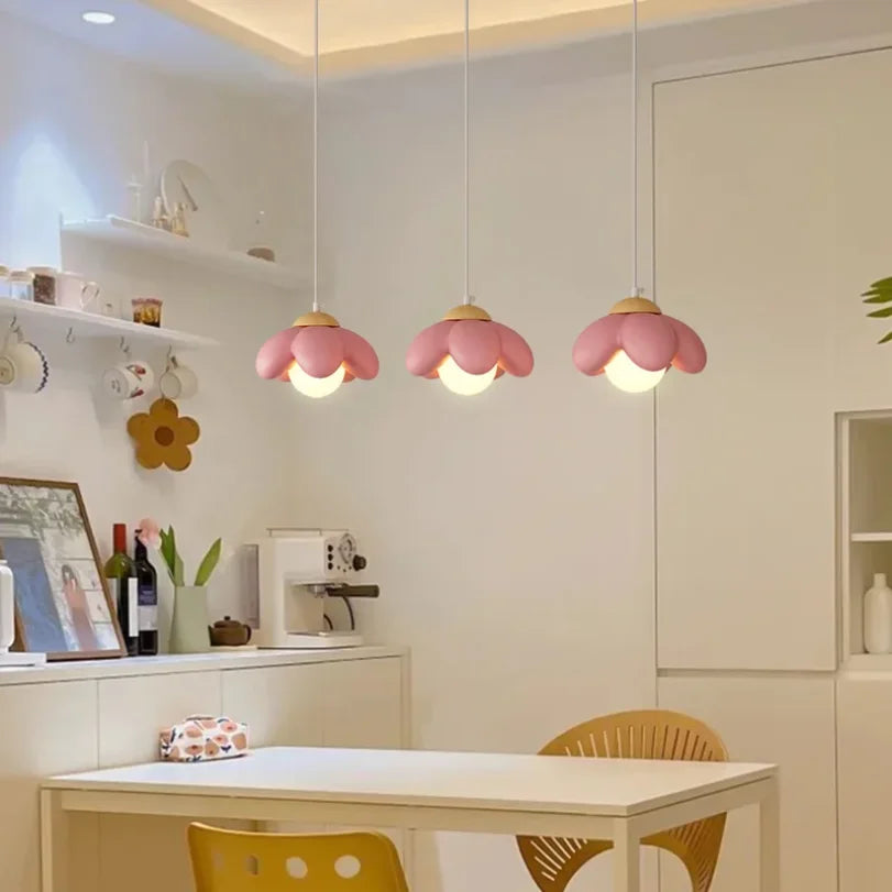 Adorable Pink Flower Chandelier for Kids’ Bedroom & Nursery