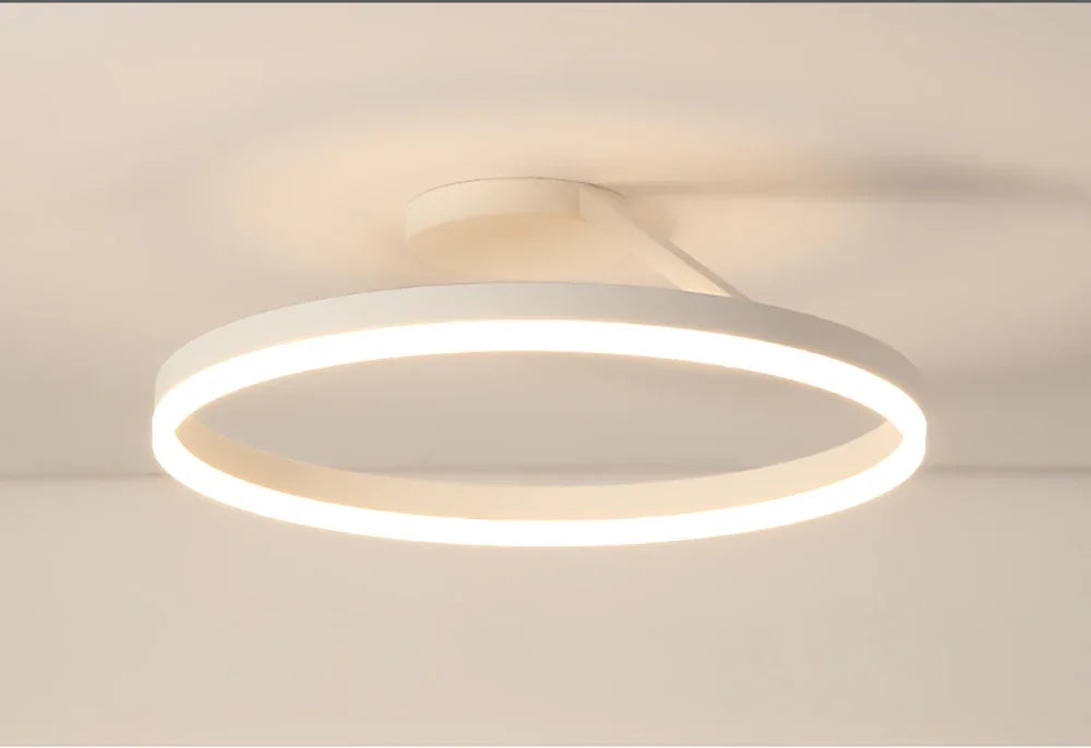 Nordic Ring Ceiling Light for a Stylish Look Warm, Relaxing Light for Any Space