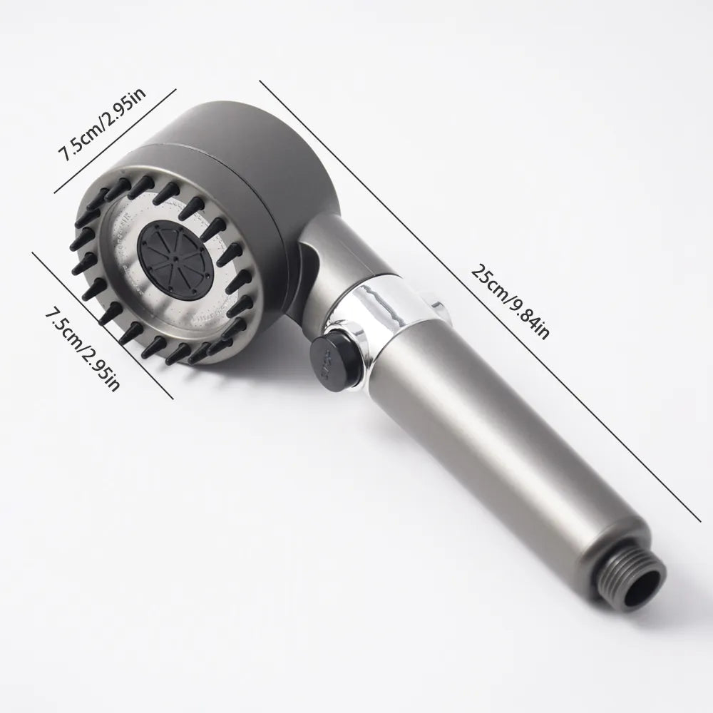 3 Modes Shower Head High Pressure Portable Filter Rainfall Faucet Tap