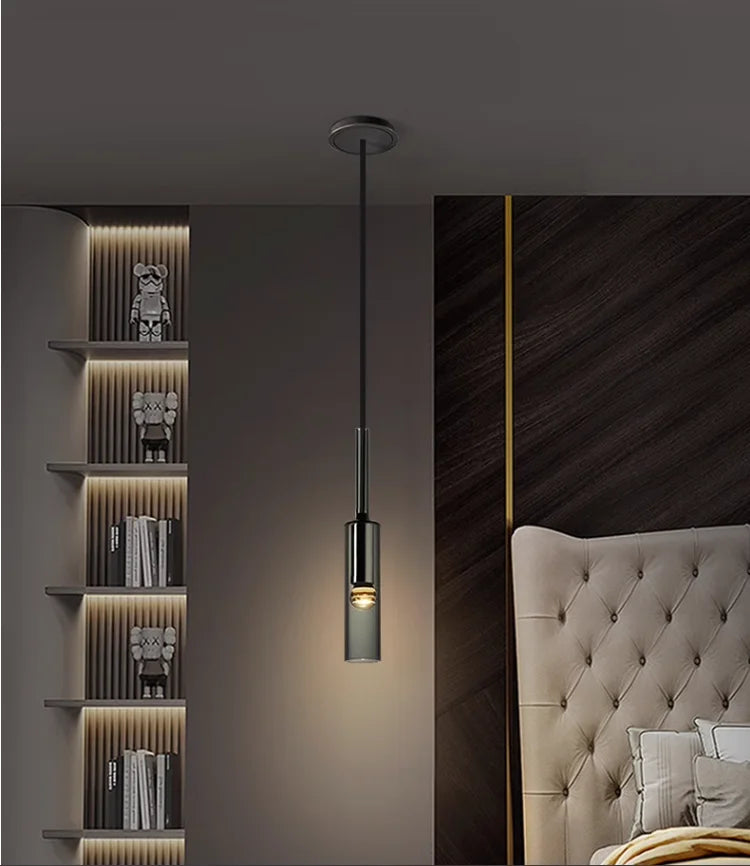 Wine Bottle Inspired Pendant Lamp for Bedroom & Coffee Corners