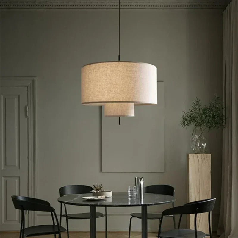 Linen Fabric Ceiling Pendant Lamp Warm, Cozy Lighting for Your Home’s Stylish Ambiance