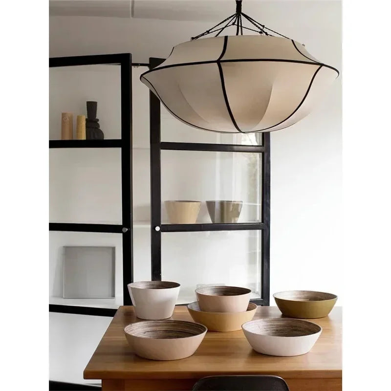 Elegant Nordic Cloth Chandelier – Perfect Pendant Light for Living Rooms & Restaurants