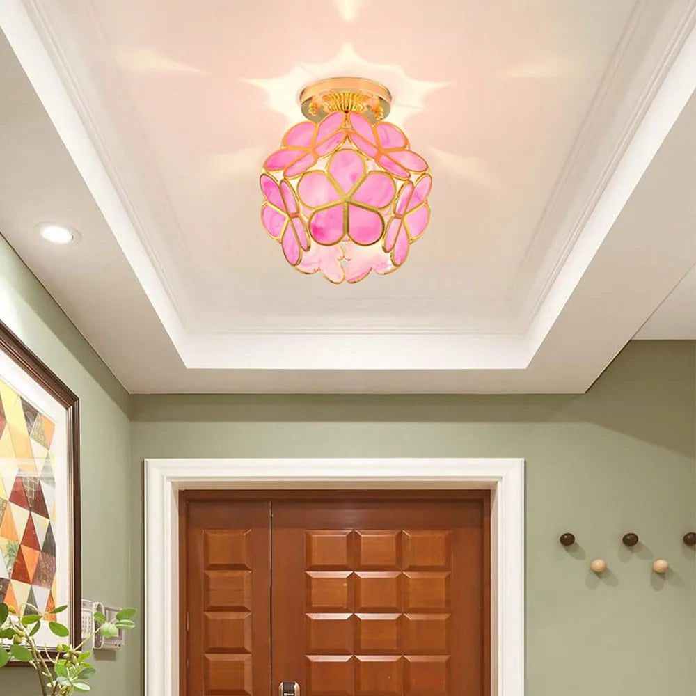Acrylic Petal Ceiling Lamp Stylish Nordic Lighting for living room and interior decor
