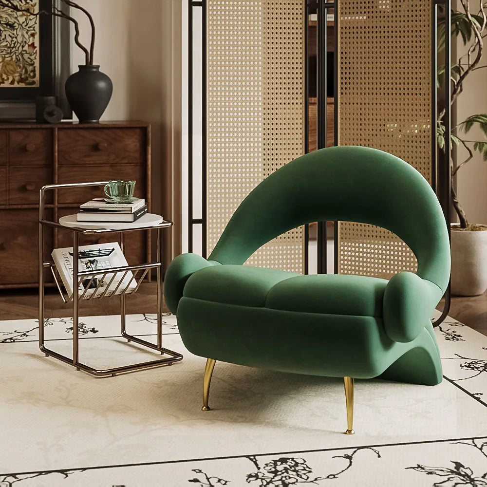 Portable Solid Wood Sofa Chair – Unique Designer Armchair for Any Space