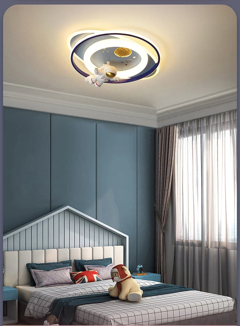 Astronaut Ceiling Lamp for Boys & Girls