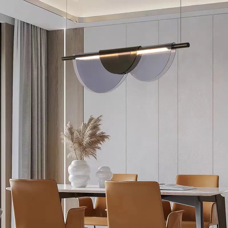 Nordic Lustre Color Strip Light – Elegant Bar Counter & Dining Room Lighting