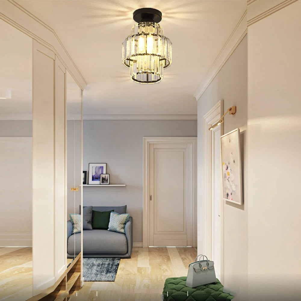 Crystal Corridor Ceiling Chandelier