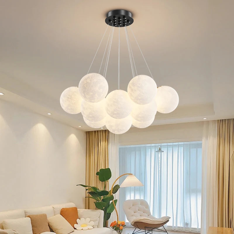 Gorgeous Bubble Chandelier Remote Controlled LED Lights for Kids & Adults