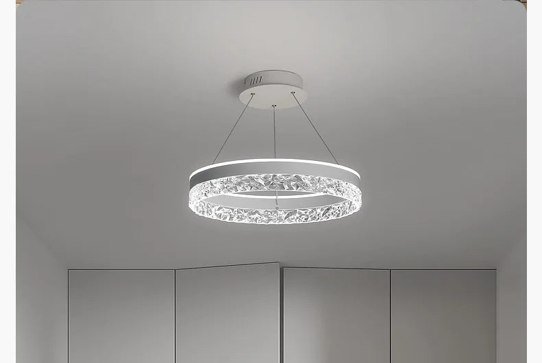Minimalist LED Chandeliers Perfect for Modern Bedrooms & Study Spaces