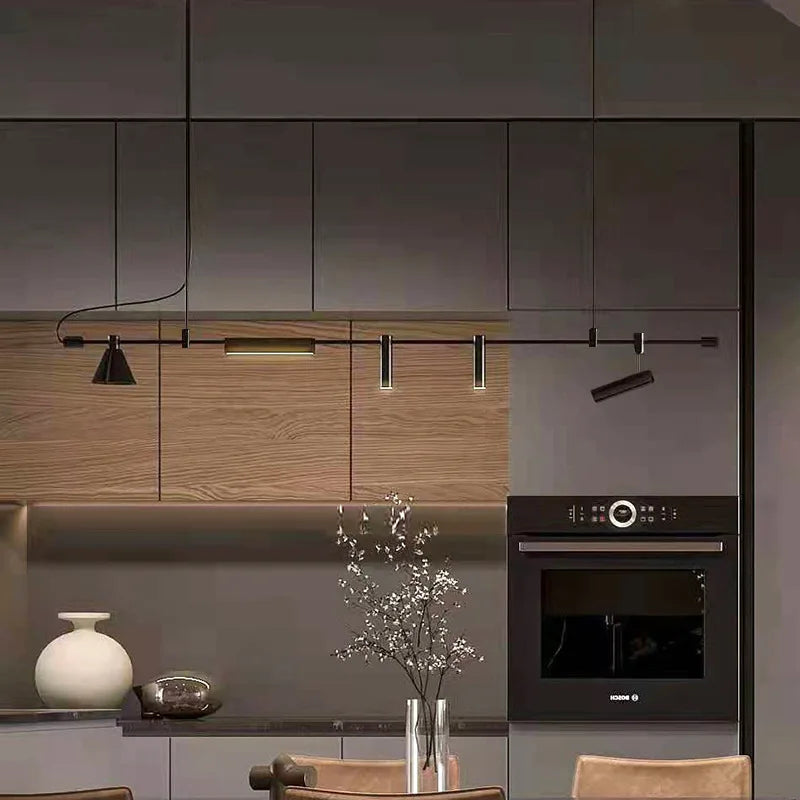 Black Pendant Lamp for Modern Kitchens & Offices