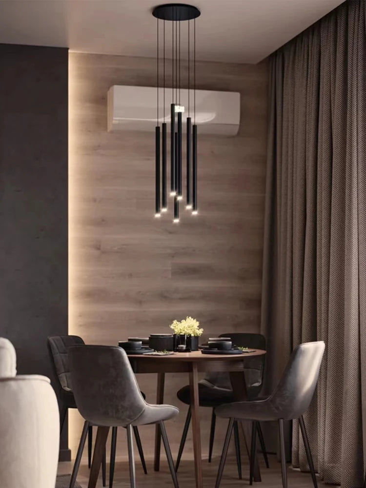 Modern Loft LED Chandelier for Staircases & Hotels