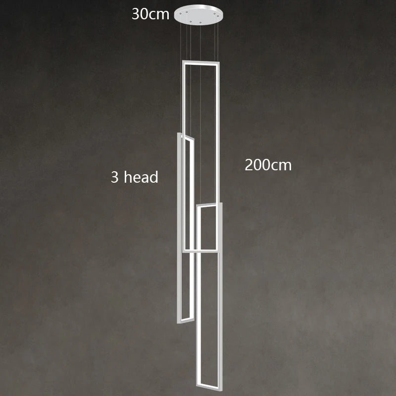 Modern Led Lights Pendant Lamps Perfect for Living Rooms & Staircases