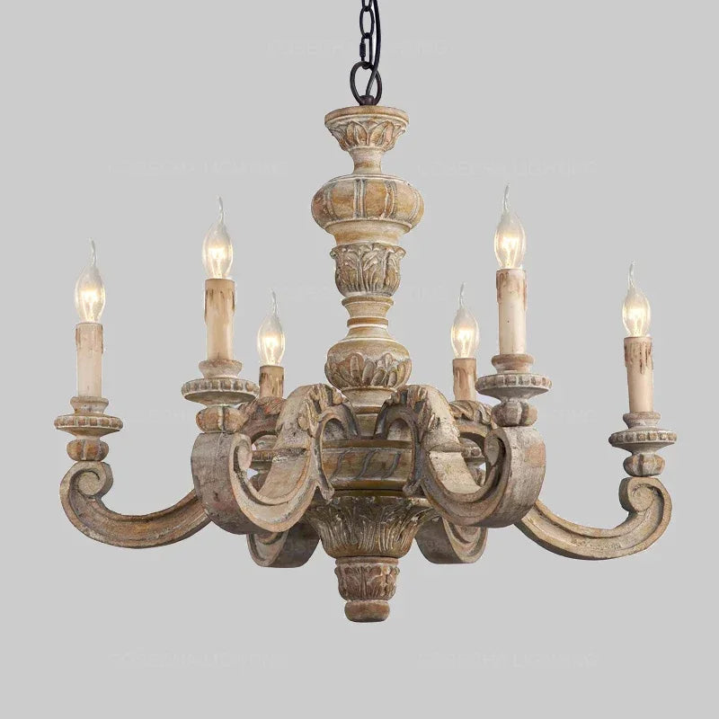 Roman Pillar Chandelier for Living & Bedrooms