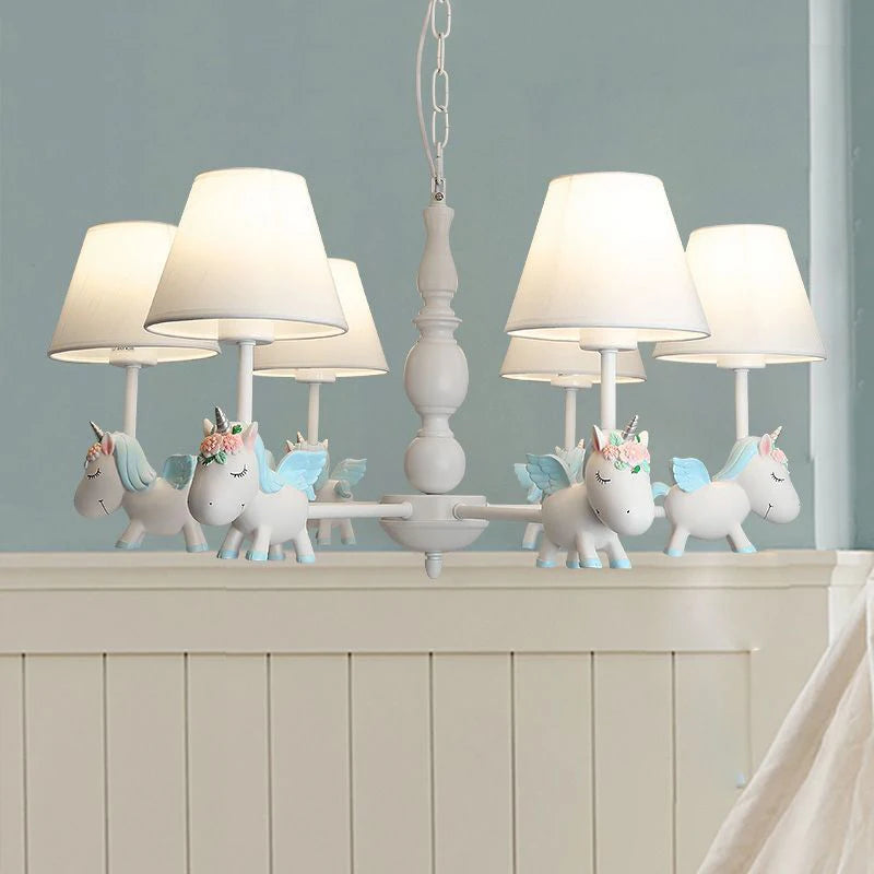 Magical Soft Fabric Chandelier for Girls’ & Boys’ Rooms