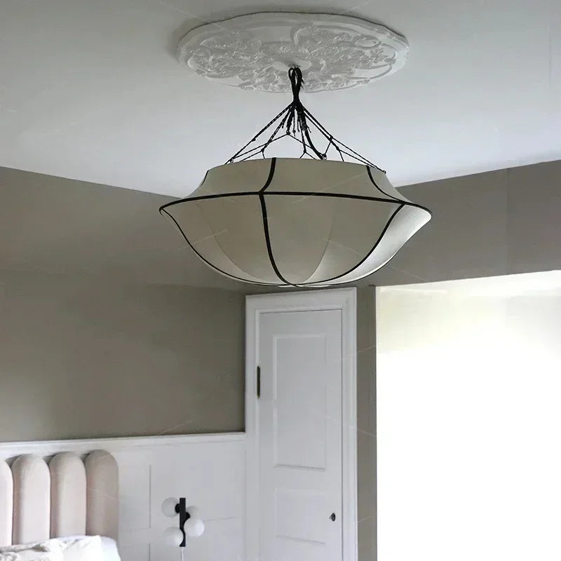 Elegant Nordic Cloth Chandelier – Perfect Pendant Light for Living Rooms & Restaurants