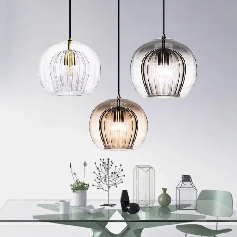 Sleek & Modern Glass Pendant Light for Any Room