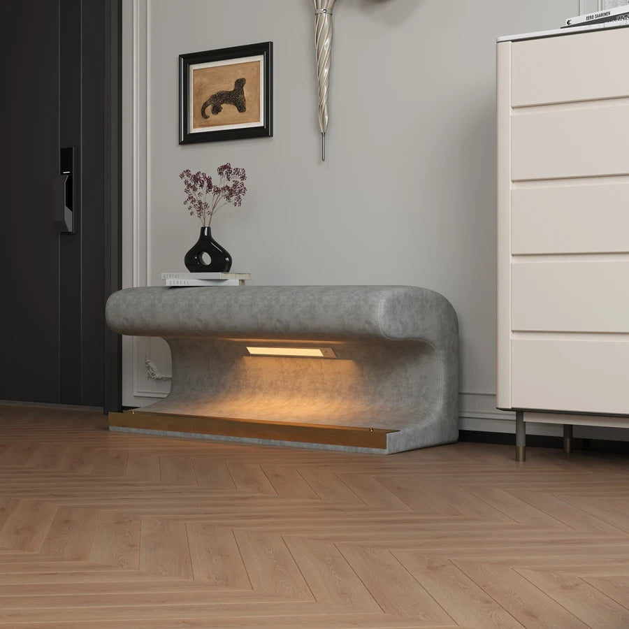 Spacious Velvet Storage Ottoman Perfect for Bedrooms & Living Spaces