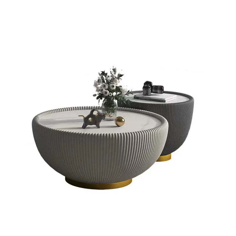 Luxury Creative Gray & White Minimalistic Coffee Tables