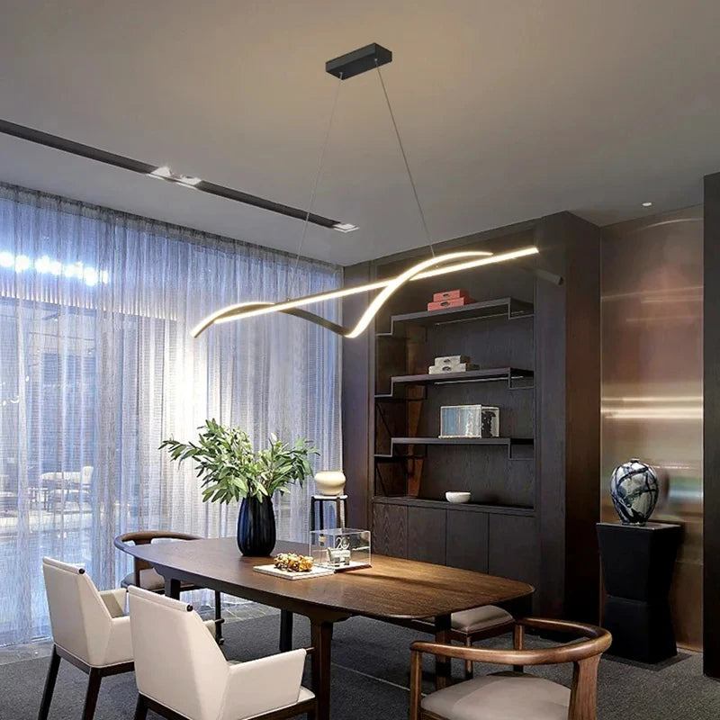 Luxury Ultra Modern LED Pendant Light Perfect for Dining & Kitchen Spaces