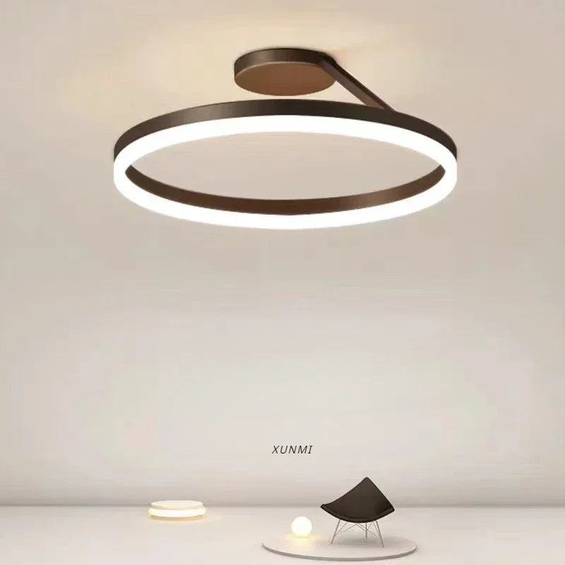 Nordic Ring Ceiling Light for a Stylish Look Warm, Relaxing Light for Any Space
