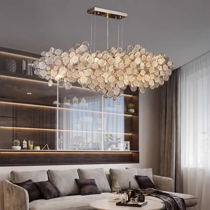 Elegant LED Pendant Light for Villas, Living Rooms & More