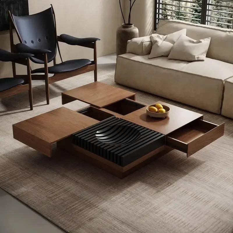 Luxury Quadrate Coffee Table for Living Rooms