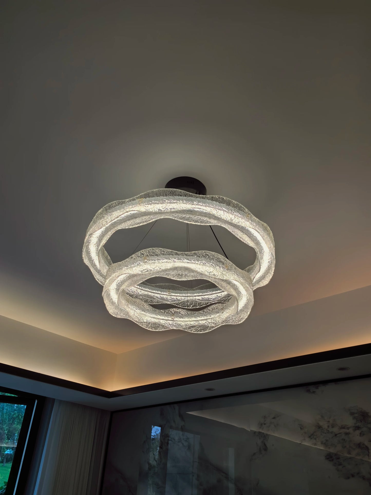 Premium Aluminum + Resin Pendant Light for Home Decor