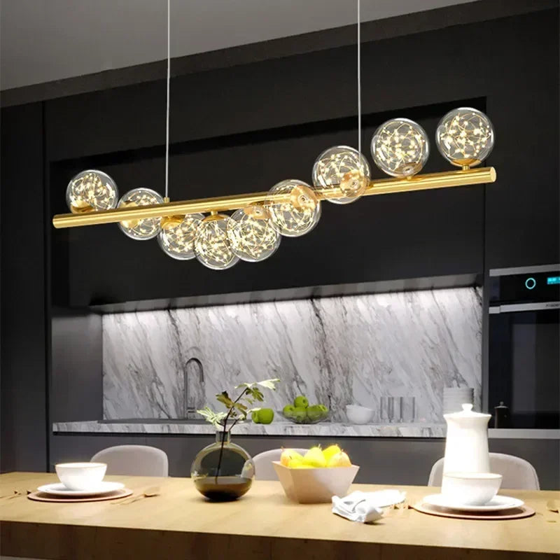 Stylish Hanging LED Chandelier for Dining & Kitchen