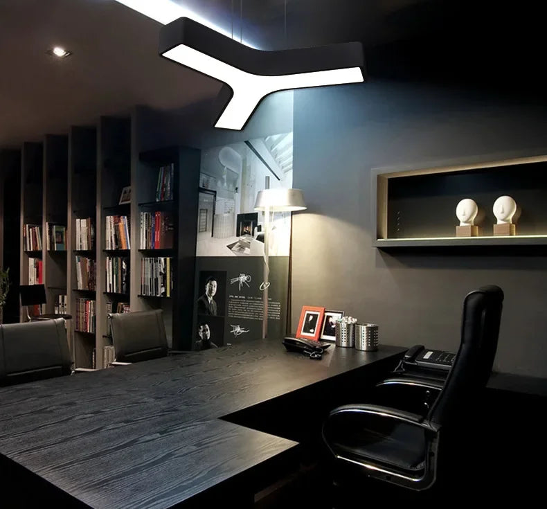 Office Lighting Reinvented Simple Modern LED Chandelier Design