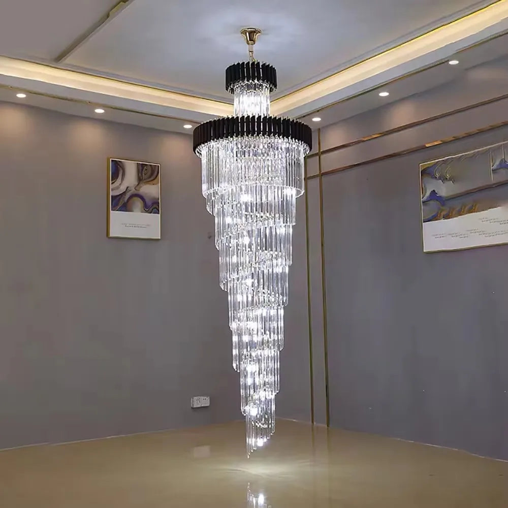 Luxury Lighting Best Crystal LED Chandelier for Hotels and Living Spaces