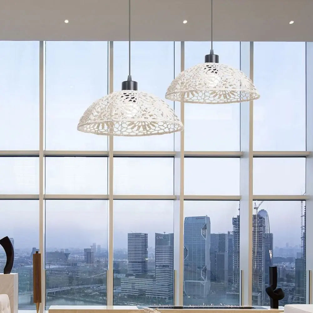 Hand Woven Cotton Rope Lampshade For Any Room