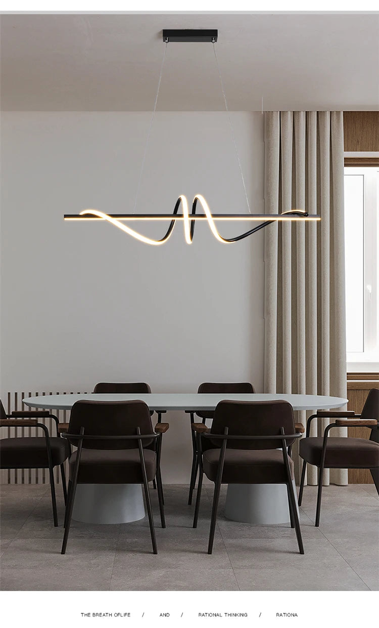 Sleek Hanging Lamp for Dining Rooms & Modern Homes