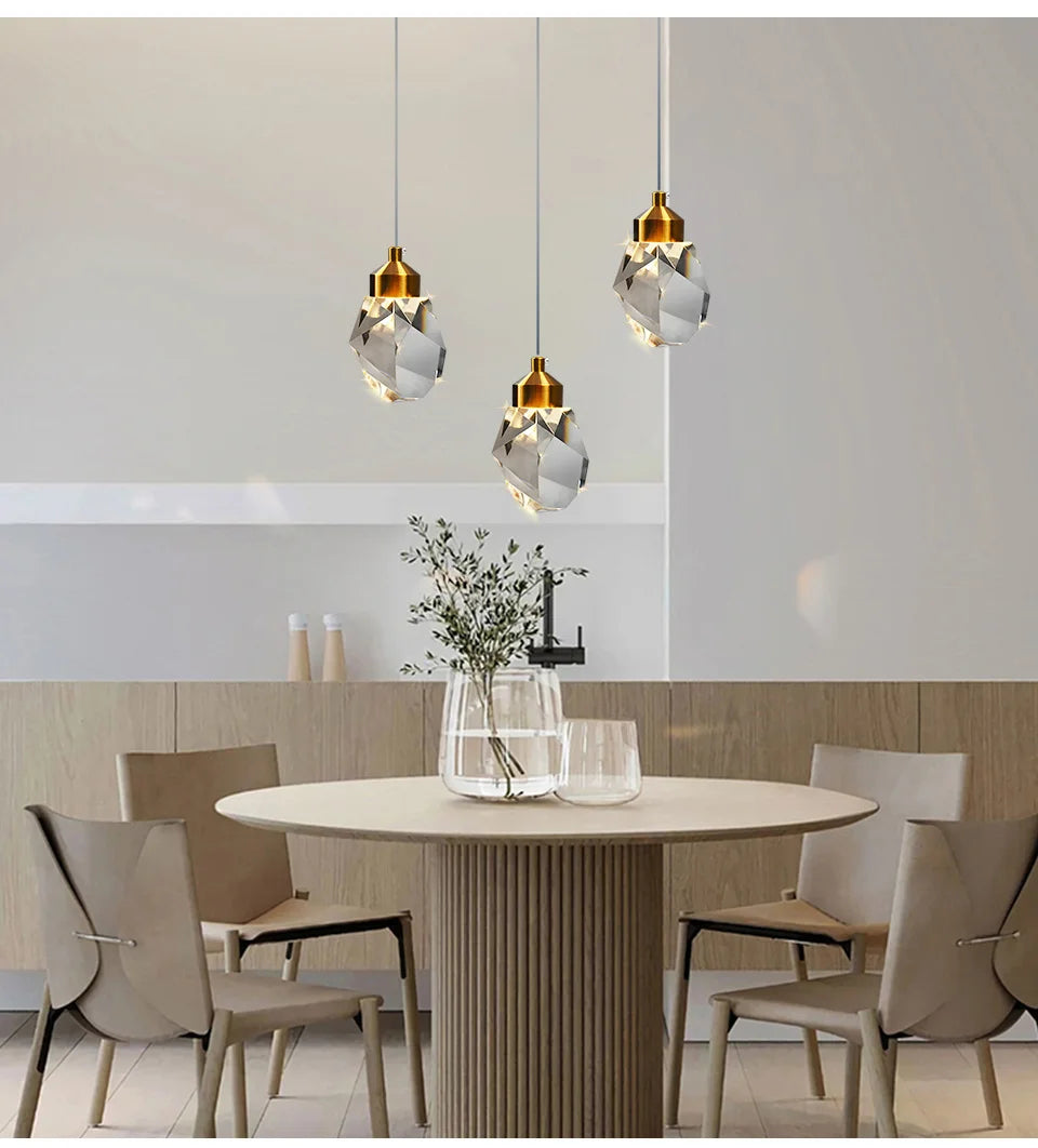 Dazzling LED Crystal Light Glamorous Touch to Any Room