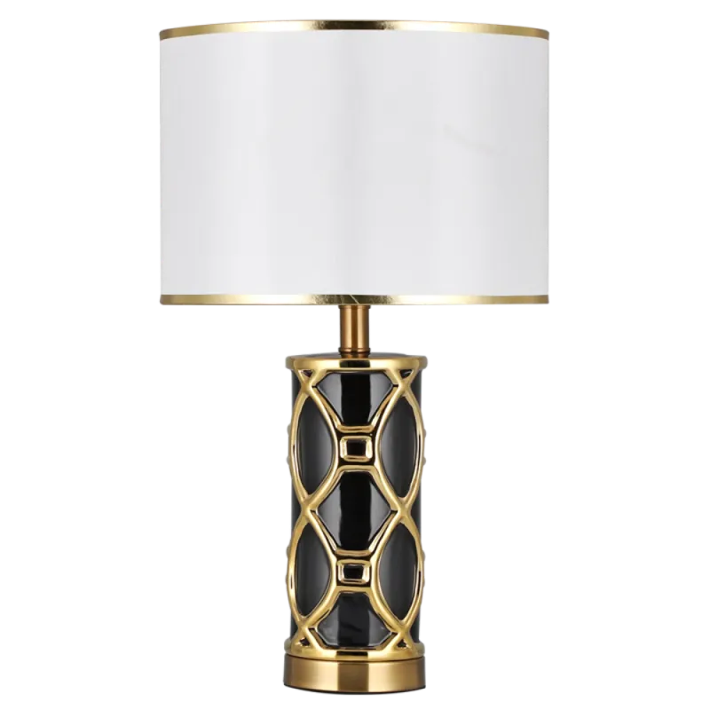 Contemporary White Desk Lamp - Elegant Bedroom Lighting