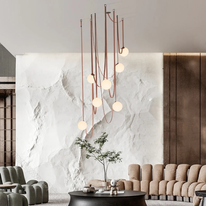 Elegant Art Deco White Glass Chandelier Perfect for Dining & Living Rooms