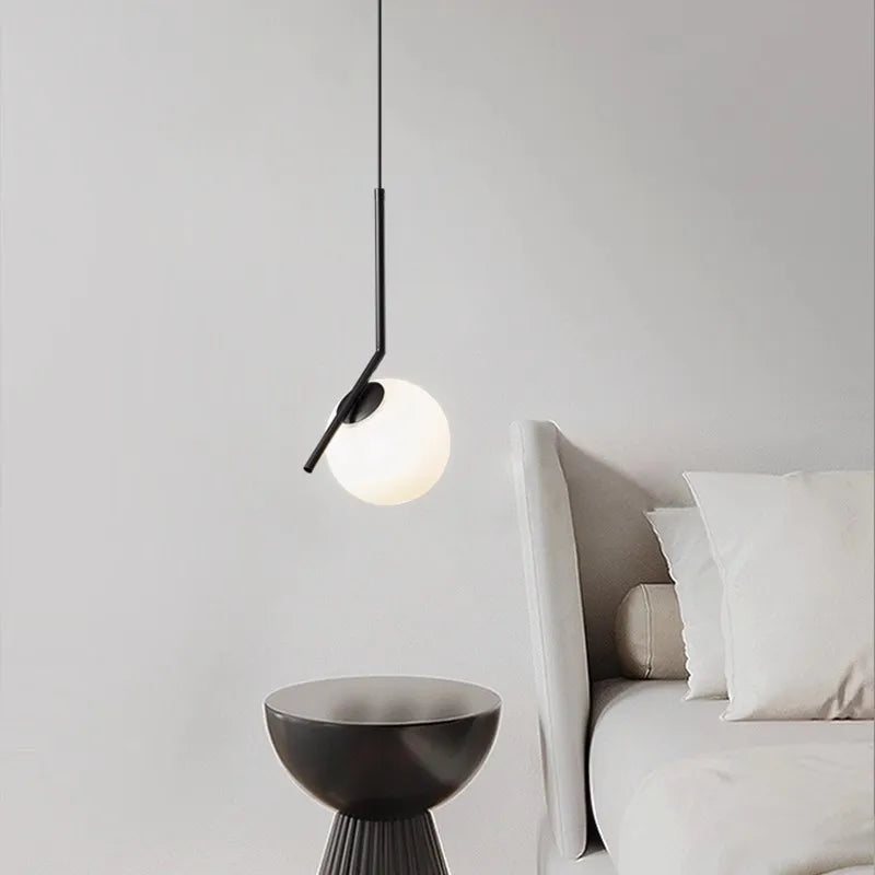 Sleek Glass Pendant Lights for Kitchen, Dining, and Bedroom