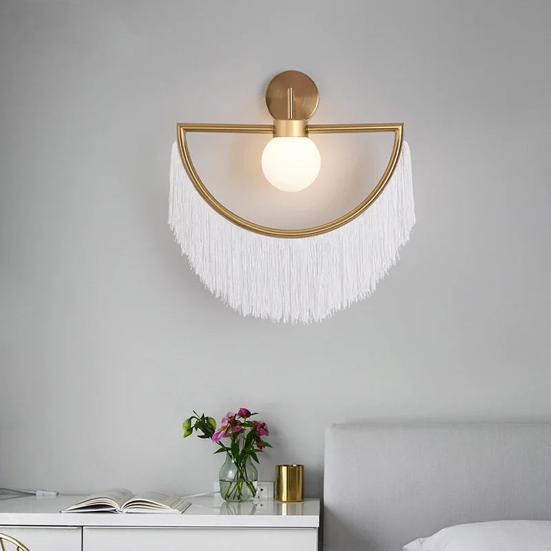 Handmade Boho Pendant Light for Bedrooms & Living Spaces