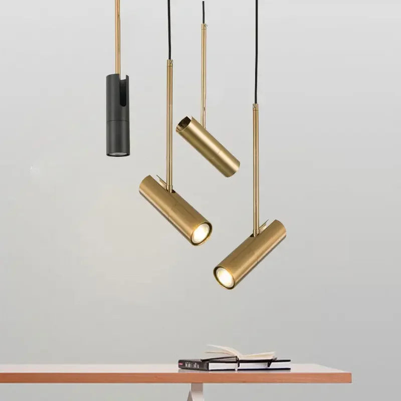 Sleek Hanging Spotlight Chandelier for Modern Homes & Restaurants