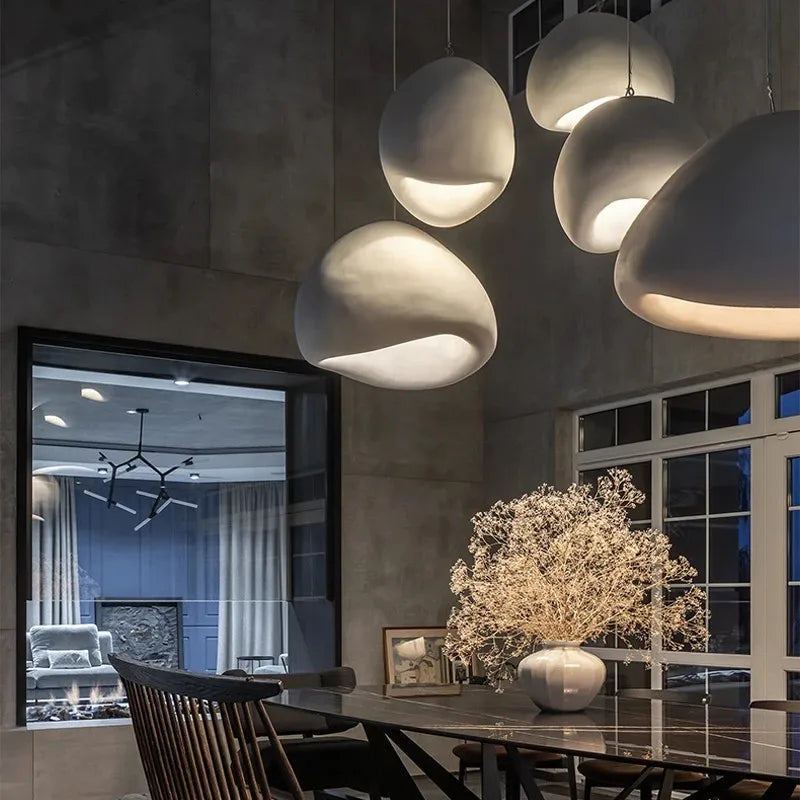Unique Wabi-Sabi Chandelier for a Zen Atmosphere