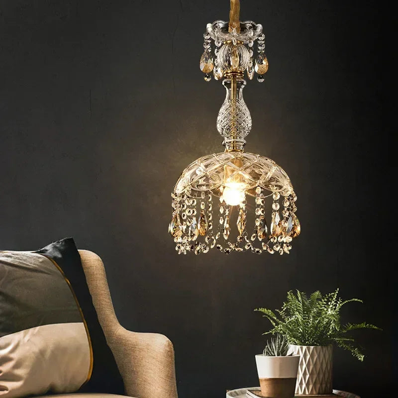 Luxury Crystal Ceiling Lamps Shine Bright in Your Bedroom & Dining Room with LED Elegance